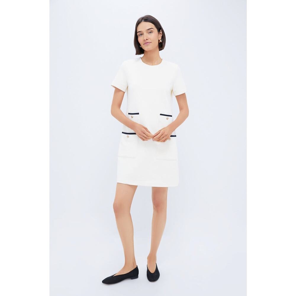 TUCKERNUCK Pearl White Short Sleeve Francoise Dress Size XXS NWT - Picture 6 of 8